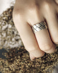 Bague Viking Ecailles