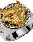 Bague Viking Loup Fenrir