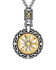Collier Viking Boussole Nordique
