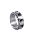 Bague Viking Entourée De Triquetra