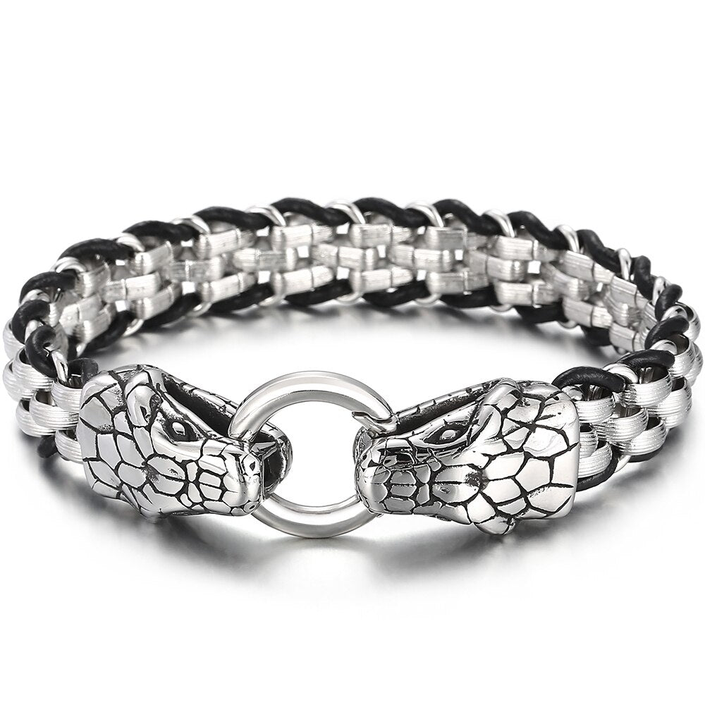 Bracelet Viking Serpent