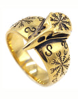 Bague Viking Crâne De Corbeau
