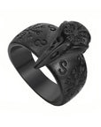 Bague Viking Crâne De Corbeau