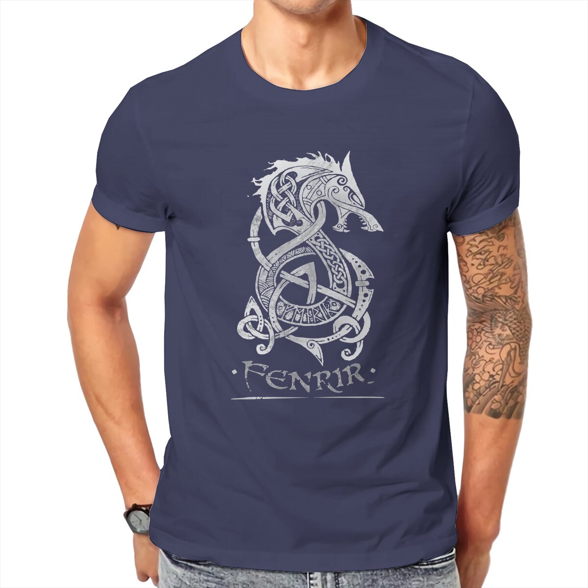 T-shirt Viking Loup Fenrir