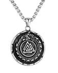 Collier Viking Serpent De Midgard Et Valknut