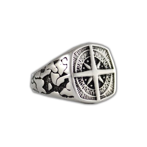 Shop Bague Terre Des Vikings Bague Bague Viking Boussole Viking