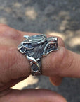 Bague Loup Fenrir