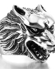 Bague Loup Fenrir