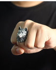 Bague Loup Fenrir