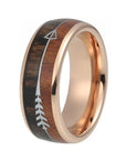 BAGUE VIKING - Flèche d'argent