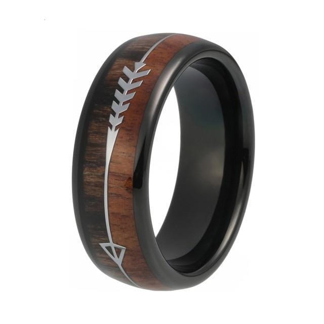 BAGUE VIKING - Flèche d'argent