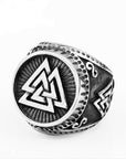 Bague Viking - Guerrier Valknut