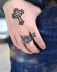 BAGUE VIKING - NOEUD CELTIQUE