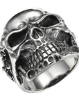 BAGUE VIKING - TÊTE DE MORT