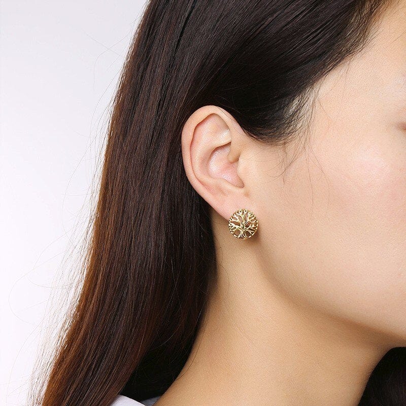 Boucles d'Oreilles Arbre De Vie