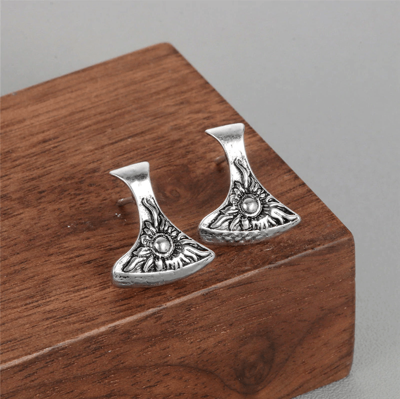 Boucles d'oreilles Vikings - Hache de Feu