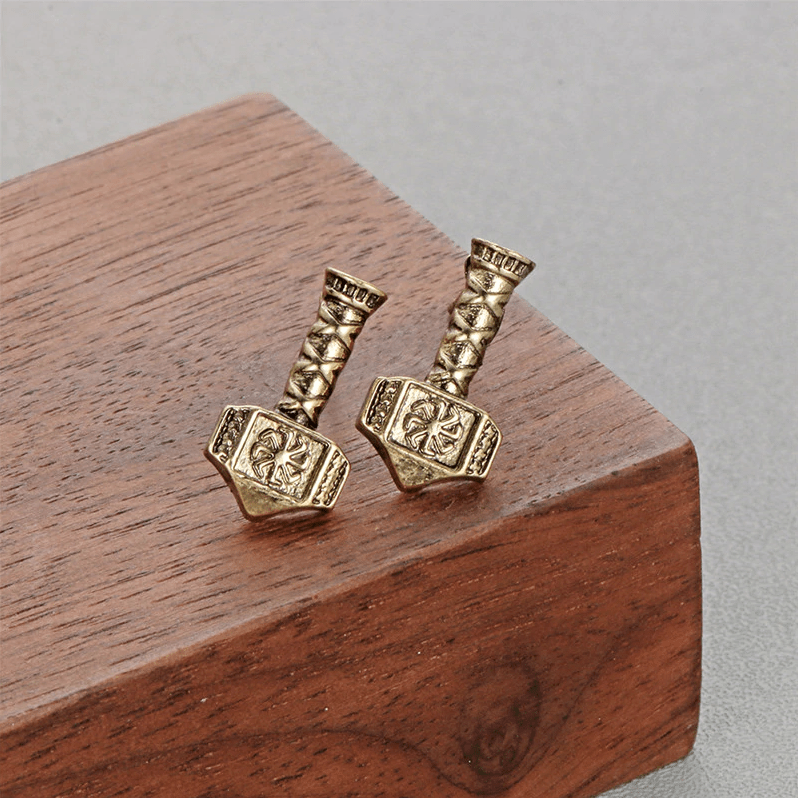 Boucles d'oreilles Vikings - Marteau de Thor