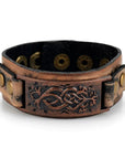 Bracelet de force en cuir celtique
