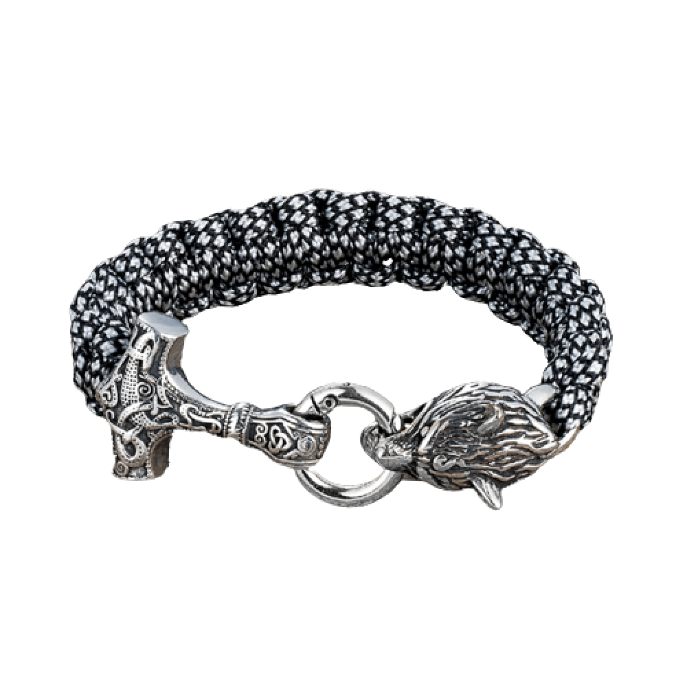 BRACELET MARTEAU THOR - LOUP FENRIR