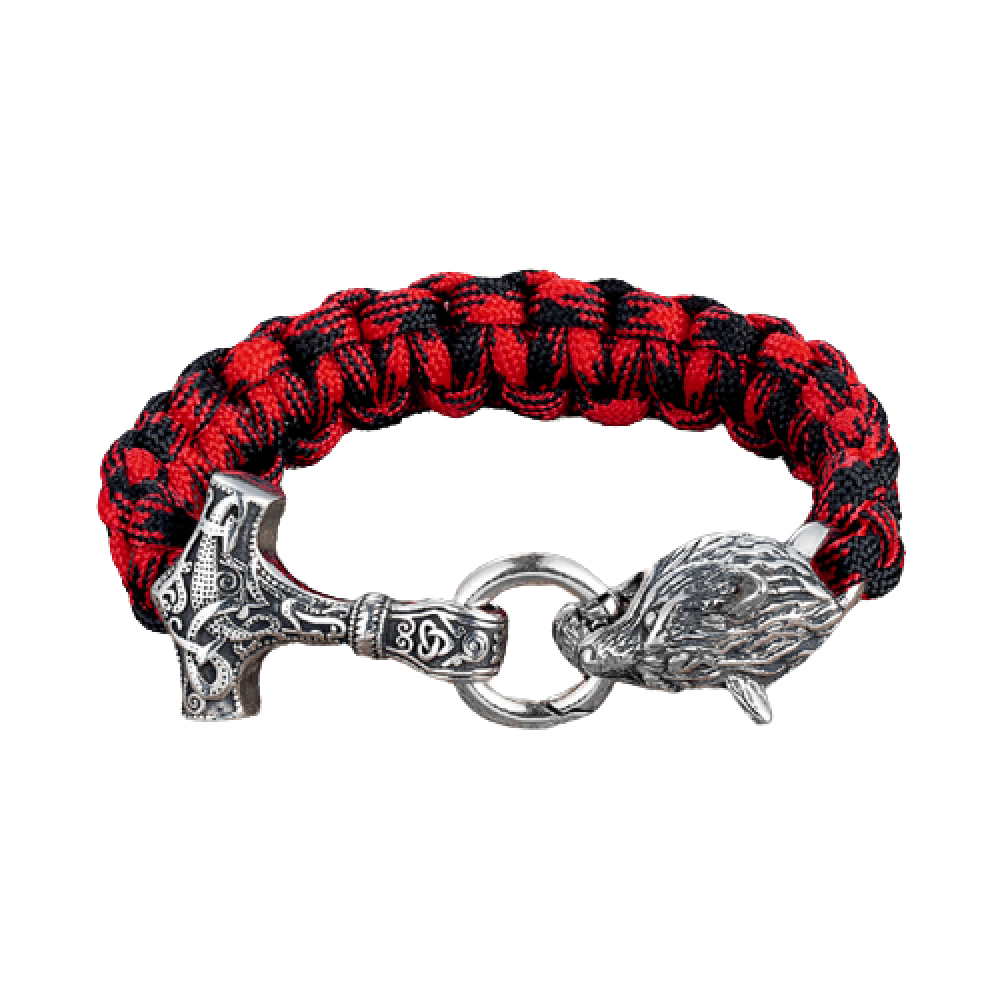 BRACELET MARTEAU THOR - LOUP FENRIR