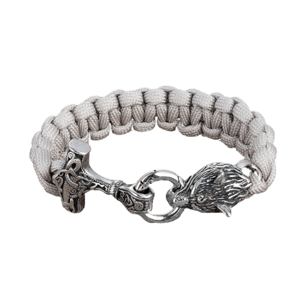 BRACELET MARTEAU THOR - LOUP FENRIR