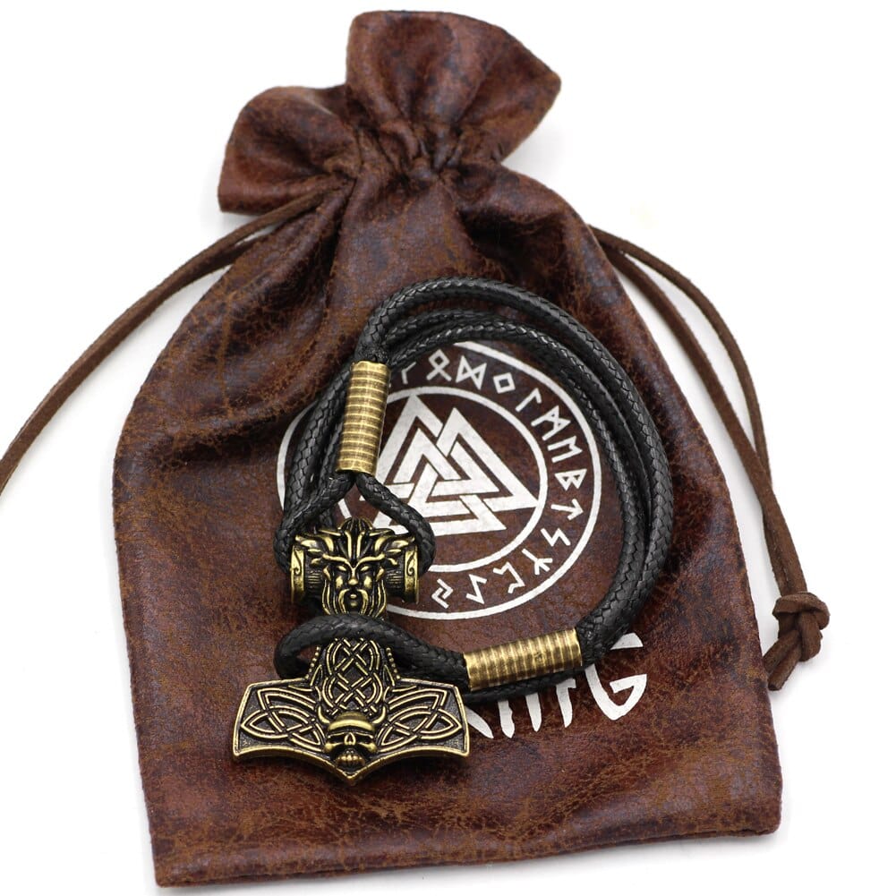 BRACELET VIKING - MJOLNIR DE THOR