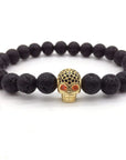 BRACELET VIKING - TÊTE DE MORT
