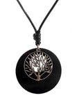 Collier Arbre de vie bois - Ethnic