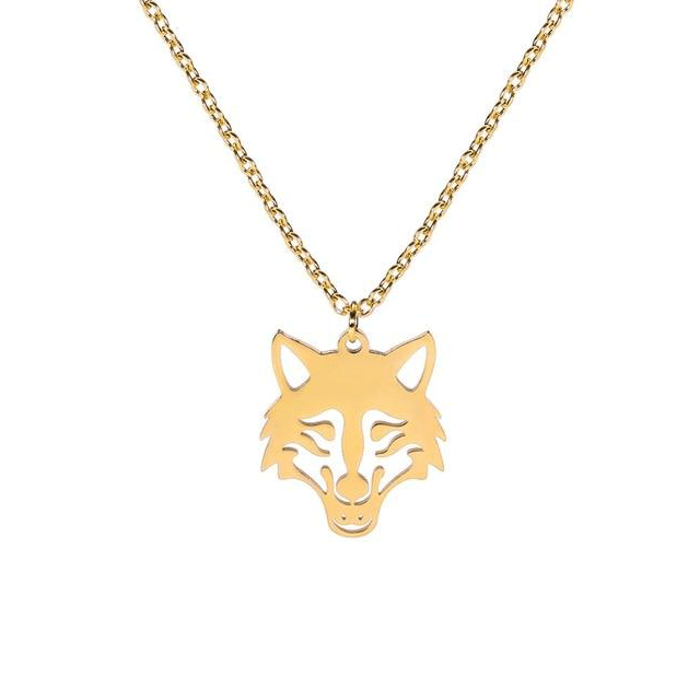 Tête de loup Viking, pendentif bronze inspiration nordique et viking Tête de loup Viking, pendentif bronze inspiration nordique et viking