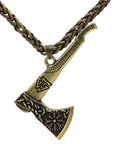 COLLIER VIKING - HACHE VALKNUT