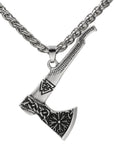 COLLIER VIKING - HACHE VALKNUT