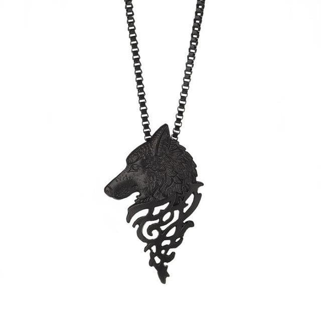 COLLIER VIKING - LOUP PORTE-BONHEUR
