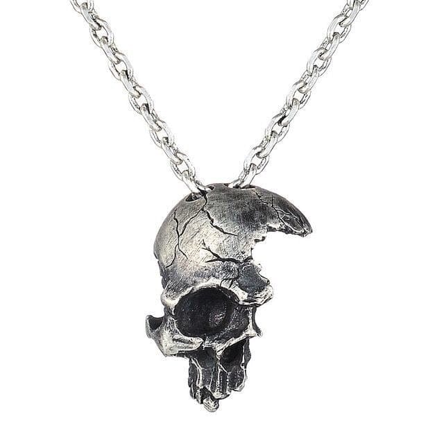 COLLIER VIKING - TÊTE DE MORT