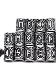 Lots de 24 perles Runique Viking Authentique