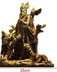 STATUE VIKING EN RESINE - DIEU ODIN