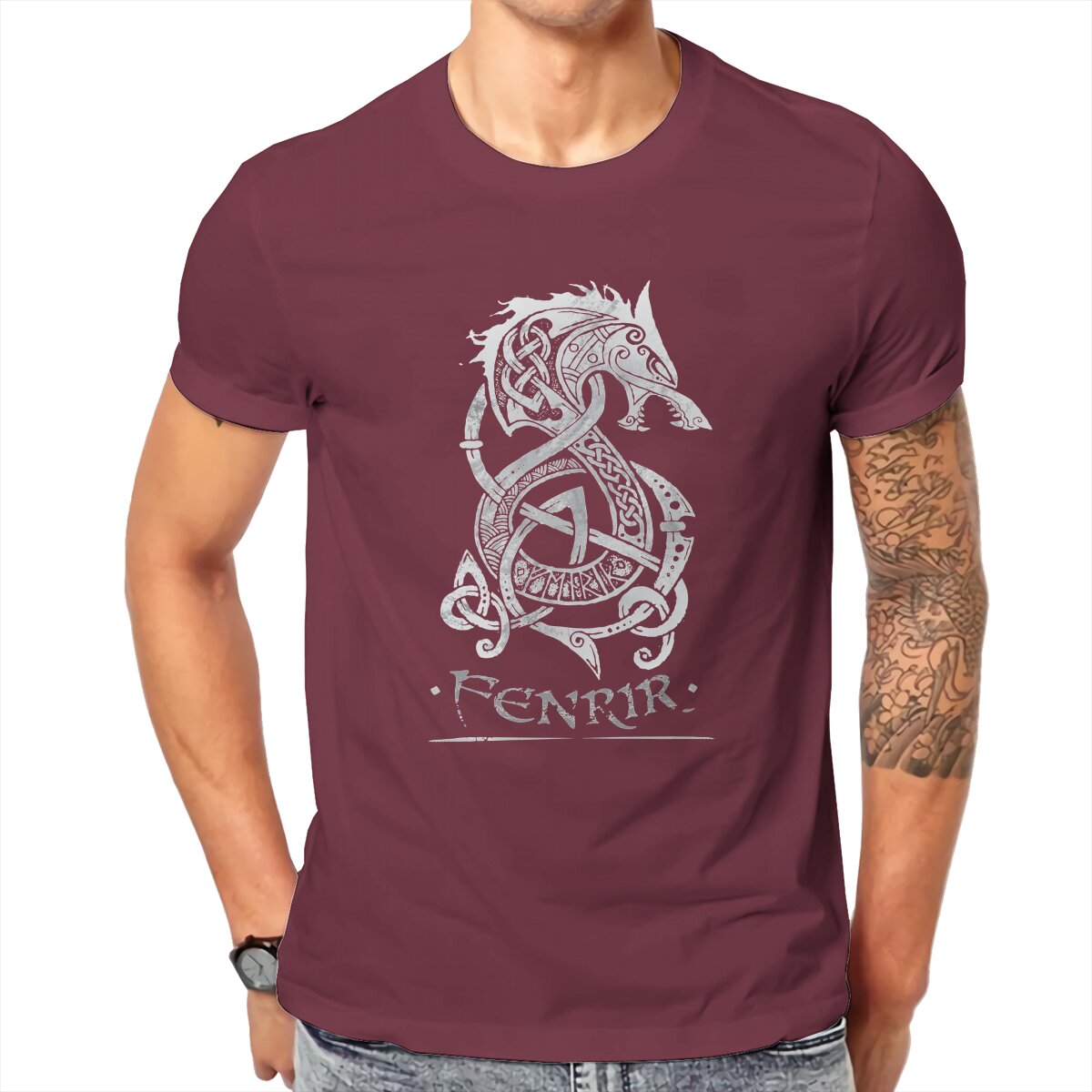 T-shirt Viking Loup Fenrir