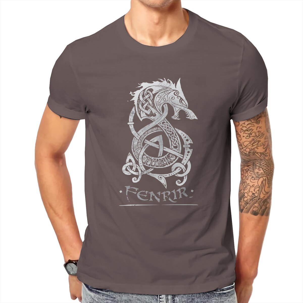 T-shirt Viking Loup Fenrir