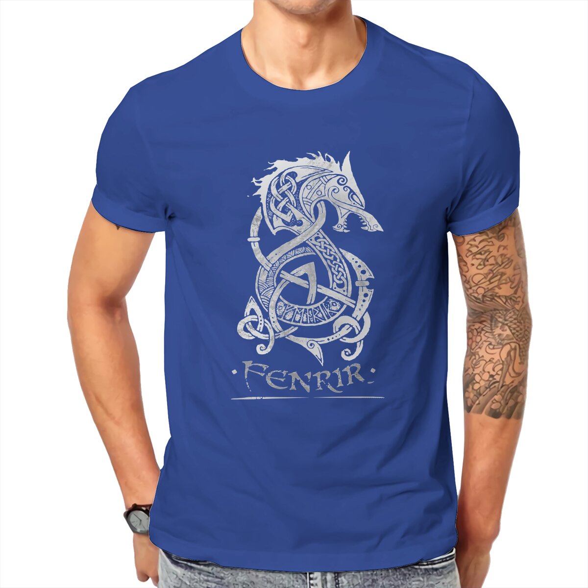 T-shirt Viking Loup Fenrir