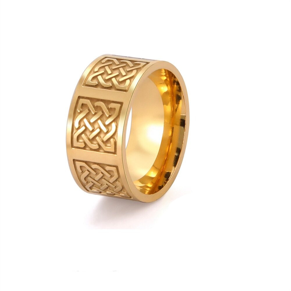 Bague D'orteil Celtique En Argent Sterling 925 Plaqué Or 18K - Motif Noeud Irlandais