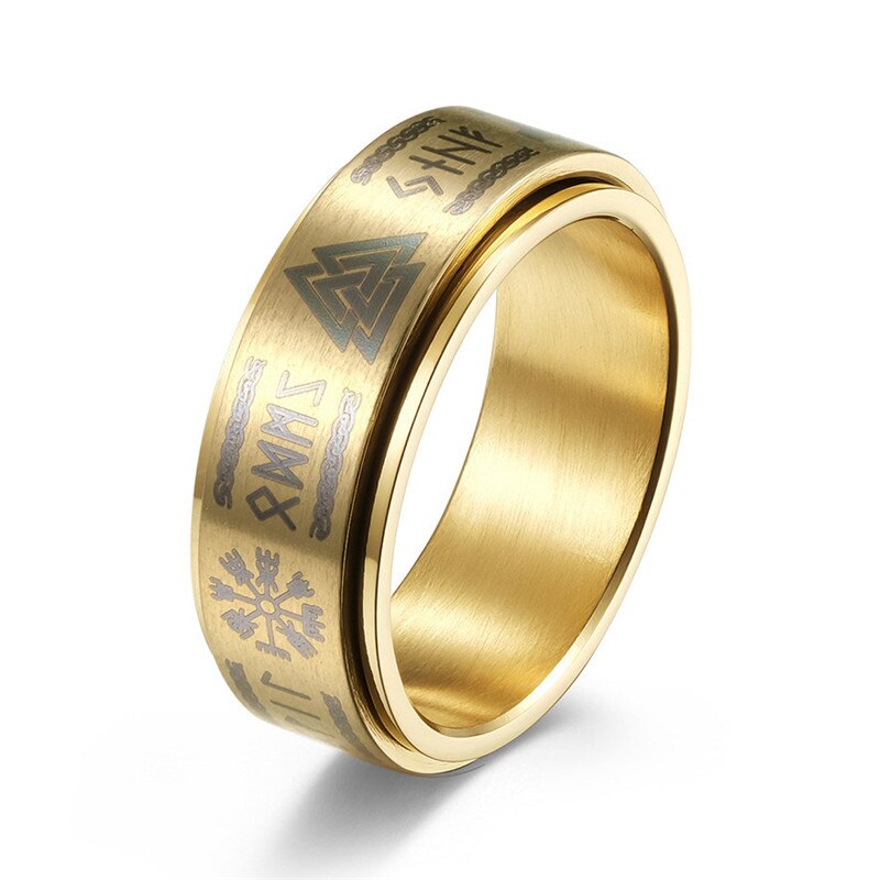 Bague Viking Symboles Mythiques
