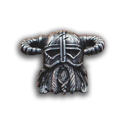 Bague casque à cornes Viking