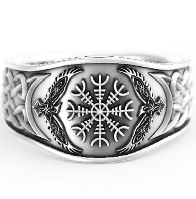 Bague Corbeaux Hugin & Munin