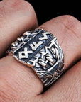 Bague Futhark rune Viking