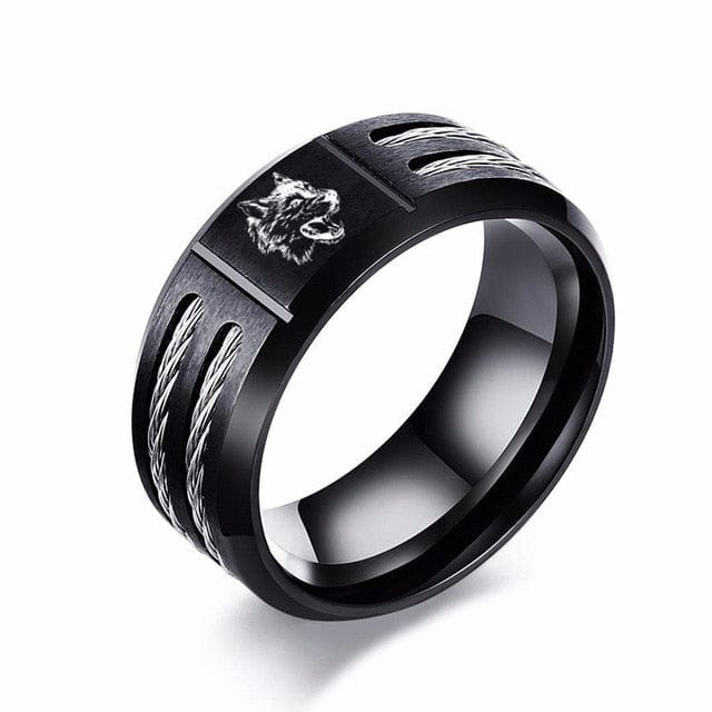 Bague Loup Fenrir