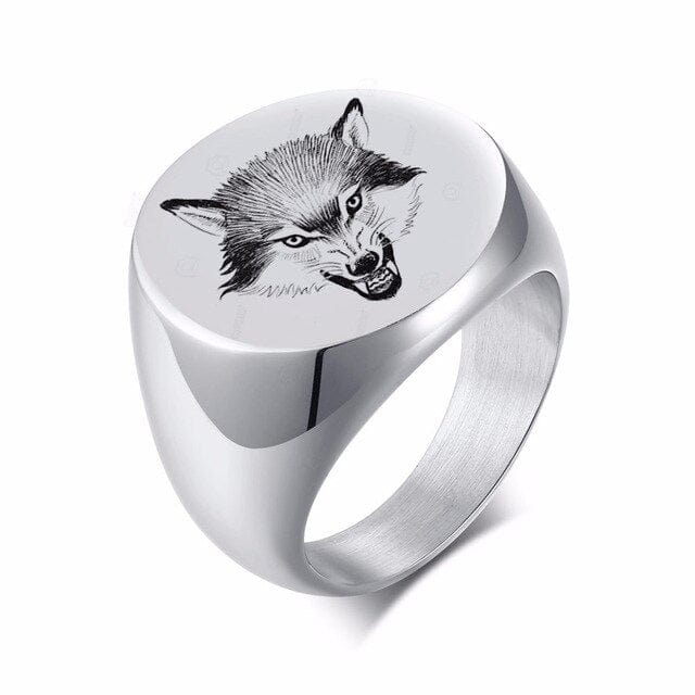 Bague Loup Fenrir