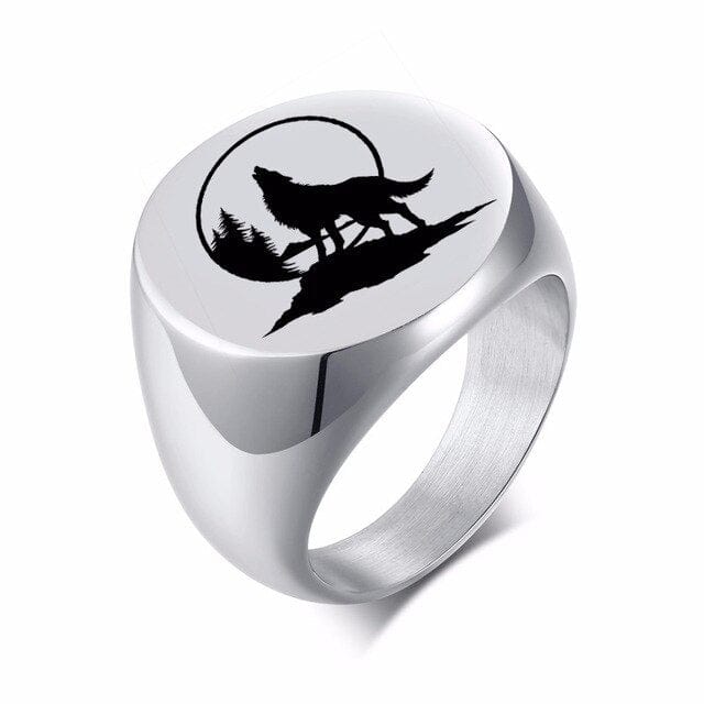 Bague Loup Fenrir