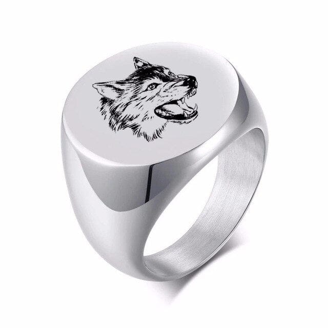 Bague Loup Fenrir