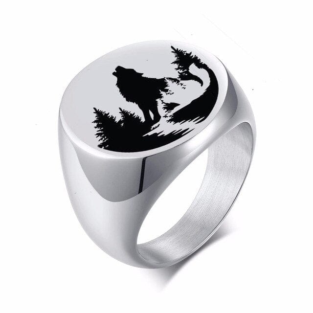 Bague Loup Fenrir