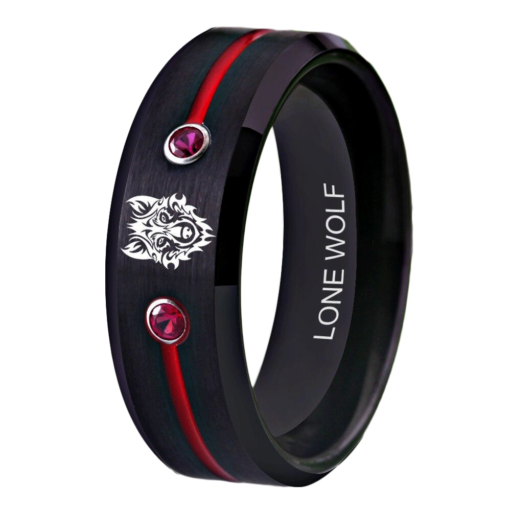 Bague Loup Fenrir