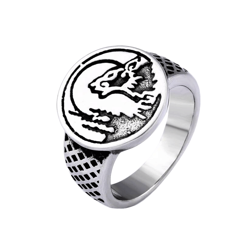 Bague Loup Fenrir